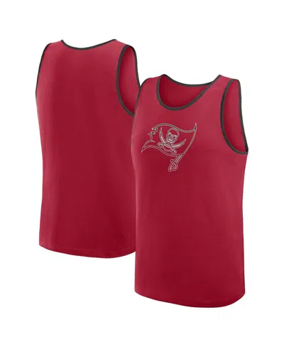 Logo Athletic Men's Red Tampa Bay Buccaneers Unmatched Success Tank Top