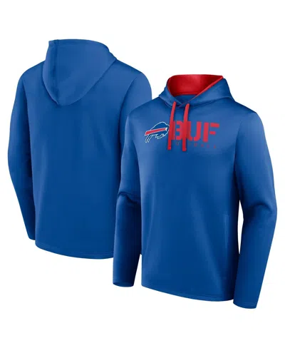 Logo Athletic Men's Royal Buffalo Bills Head Start Pullover Hoodie In Blue
