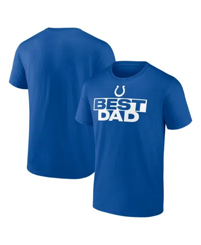 Logo Athletic Men's Royal Indianapolis Colts Best Dad T-shirt
