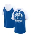 Logo Athletic Men's Royal Indianapolis Colts Prime Hoodie T-shirt
