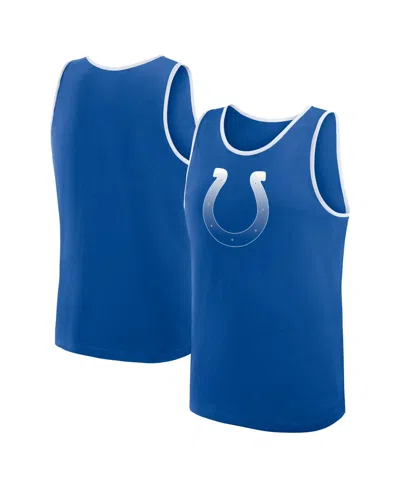 Logo Athletic Men's Royal Indianapolis Colts Unmatched Success Tank Top In Blue