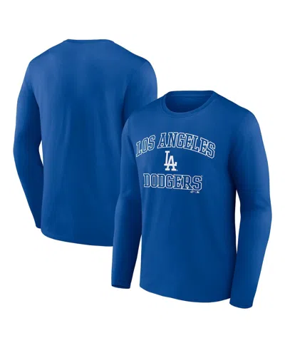 Logo Athletic Men's Royal Los Angeles Dodgers Heart Soul Long Sleeve T-shirt In Blue