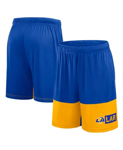 Logo Athletic Men's Royal Los Angeles Rams Best Of The Best Shorts