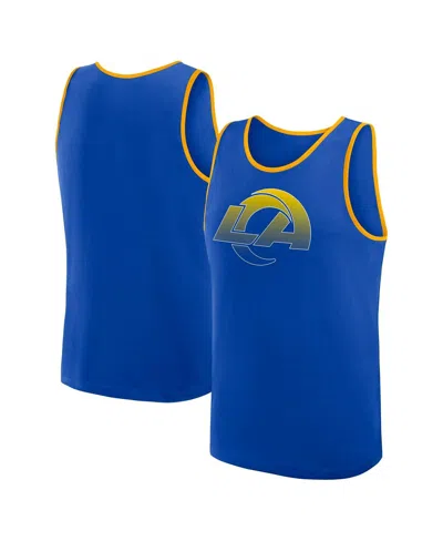 Logo Athletic Men's Royal Los Angeles Rams Unmatched Success Tank Top In Blue