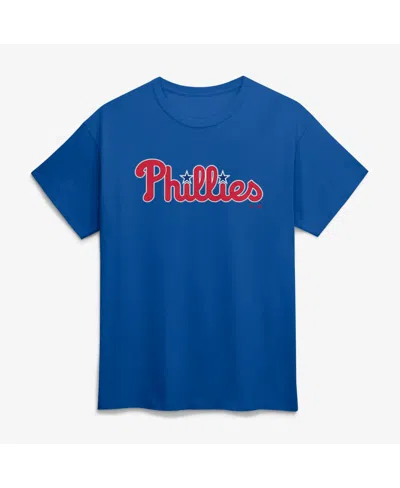Logo Athletic Royal Philadelphia Phillies Wordmark T-shirt In Blue