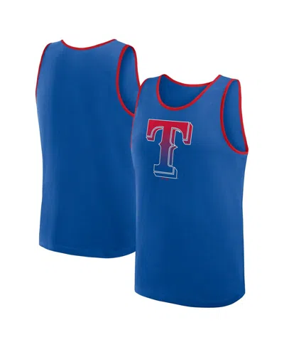 Logo Athletic Men's Royal Texas Rangers Unmatched Success Tank Top In Blue