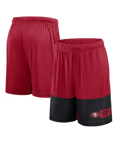 Logo Athletic Men's Scarlet San Francisco 49ers Best Of The Best Shorts