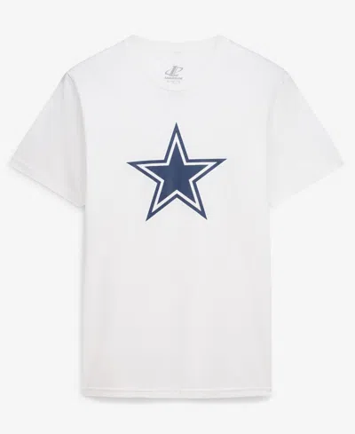 Logo Athletic Men's White Dallas Cowboys Primary Logo T-shirt