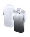 Logo Athletic Men's White/black Atlanta Falcons Sandlot Game Polo Shirt