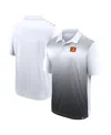 Logo Athletic Men's White/black Cincinnati Bengals Sandlot Game Polo Shirt