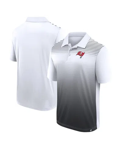 Logo Athletic Men's White/black Tampa Bay Buccaneers Sandlot Game Polo Shirt