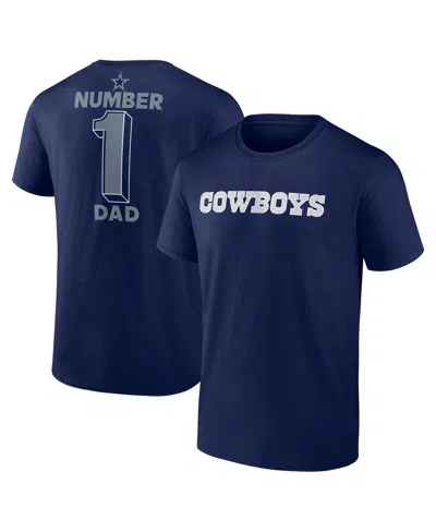 Logo Athletic Men'sâ Royal Buffalo Bills 1 Dad Jersey T-shirt In Multi
