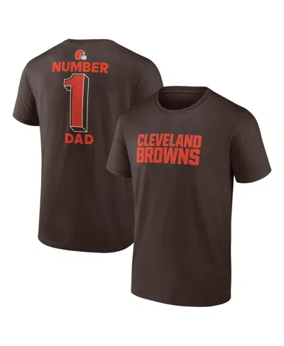 Logo Athletic Men'sâ Royal Buffalo Bills 1 Dad Jersey T-shirt In Brown
