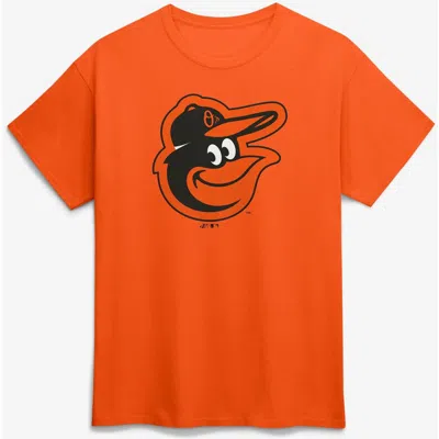 Logo Athletic Orange Baltimore Orioles Official Logo T-shirt