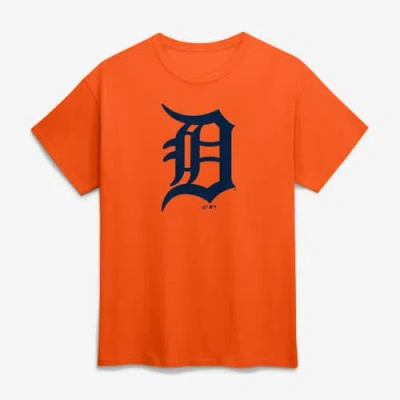 Logo Athletic Orange Detroit Tigers Official Logo T-shirt In Multi
