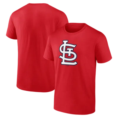Logo Athletic Red St. Louis Cardinals Official Logo T-shirt
