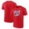 Logo Athletic Red Washington Nationals Official Logo T-shirt In Red
