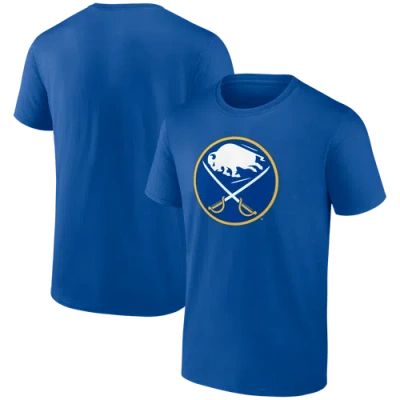 Logo Athletic Royal Buffalo Sabres Essential T-shirt In Blue