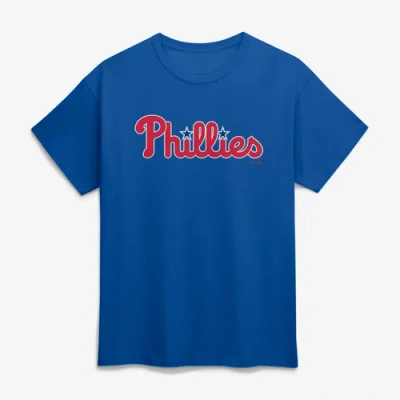 Logo Athletic Royal Philadelphia Phillies Wordmark T-shirt In Blue