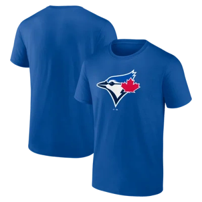 Logo Athletic Royal Toronto Blue Jays Official Logo T-shirt