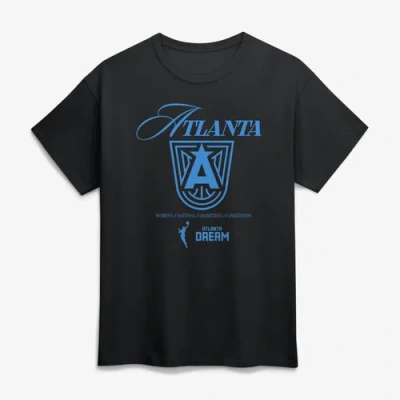 Logo Athletic Unisex  Black Atlanta Dream In Motion T-shirt