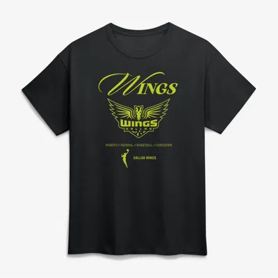 Logo Athletic Unisex  Black Dallas Wings In Motion T-shirt