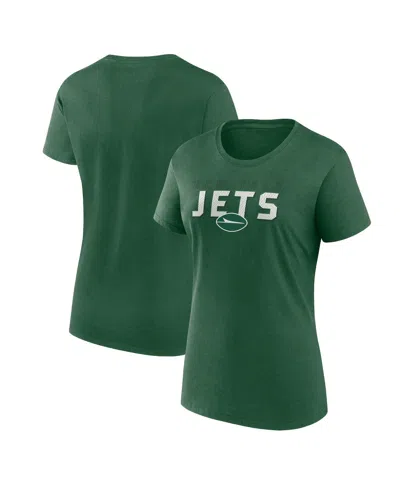 Logo Athletic Women's Green New York Jets Lean T-shirt