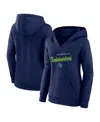 Logo Athletic Women's Navy Minnesota Timberwolves Triumphant V-neck Pullover Hoodie