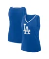 Logo Athletic Women's Royal Los Angeles Dodgers Stellar Win V-neck Tank Top