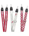 LOGO BRANDS ALABAMA CRIMSON TIDE 3-PACK BAG STRAP SET