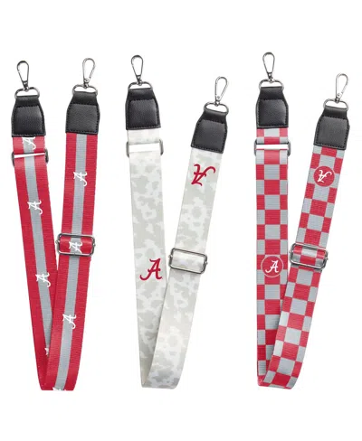 Logo Brands Alabama Crimson Tide 3-pack Bag Strap Set In No Color