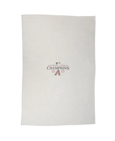 Logo Brands Arizona Diamondbacks 2023 National League Champions 54" X 84" Sweatshirt Blanket In Gray