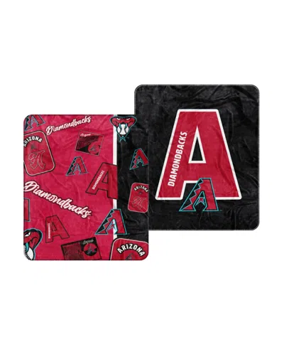 Logo Brands Arizona Diamondbacks 50" X 60" Dream Weave Blanket In Red