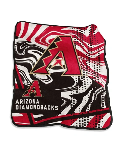 Logo Brands Arizona Diamondbacks 50" X 60" Swirl Raschel Throw Blanket In Multi