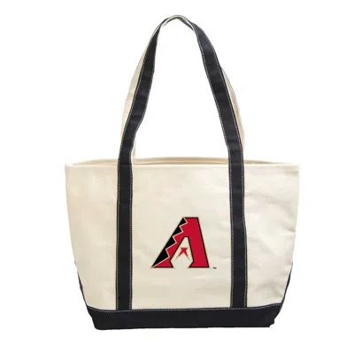 Logo Brands Arizona Diamondbacks Canvas Tote Bag In Cream