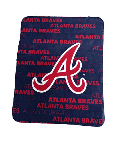 Logo Brands Atlanta Braves 50" X 60" Classic Fleece Throw Blanket In Multi
