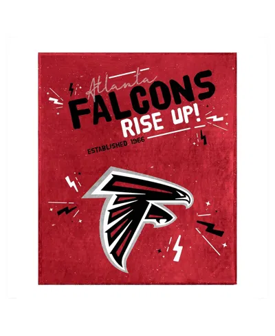 Logo Brands Atlanta Falcons 60" X 70" Plush Throw Blanket In Red
