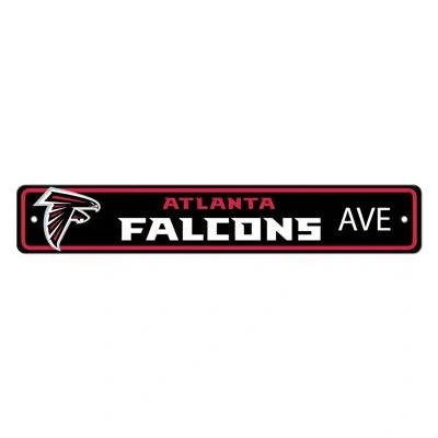Logo Brands Atlanta Falcons Street Sign In Black