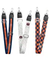 Logo Brands Auburn Tigers Bag Strap Set, 3-pack