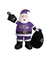 Logo Brands Baltimore Ravens 7' Inflatable Santa In No Color