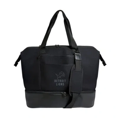 Logo Brands Black Detroit Lions Weekender Tote