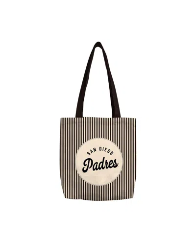 Logo Brands Black San Diego Padres Classic Canvas Tote In Multi