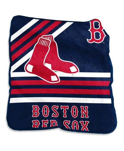 Logo Brands Boston Red Sox 50'' X 60'' Plush Raschel Throw In Multi
