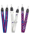Logo Brands Men's And Women's Chicago Cubs 3-pack Bag Strap Set In Multi