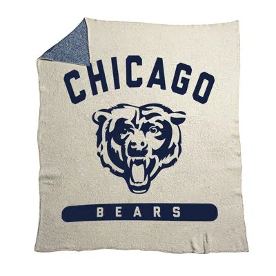 Logo Brands Chicago Bears Prime Luxe Dreams Throw In Oatmeal