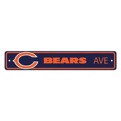 Logo Brands Chicago Bears Street Sign In Navy