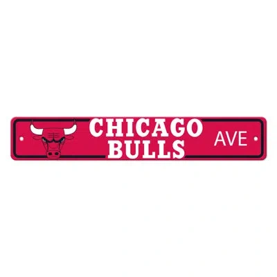 Logo Brands Chicago Bulls Street Sign In Red