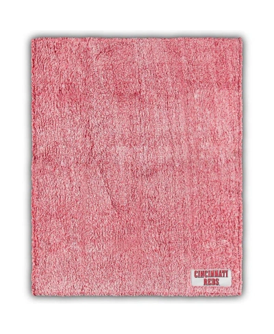 Logo Brands Cincinnati Reds 60'' X 50'' Frosty Fleece Blanket In Pink