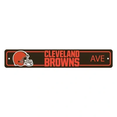 Logo Brands Cleveland Browns Street Sign In Orange