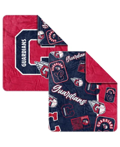 Logo Brands Cleveland Guardians 50" X 60" Dream Weave Throw In Multi